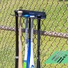 GoSports Baseball & Softball Bat Rack - Holds 16 Bats - Mount on Wall or Clip on Dugout Fence - Black - 2 of 4