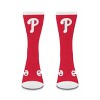 MLB Philadelphia Phillies Large Crew Socks: Team Logo Midweight Cushioned Apparel - 2 of 3