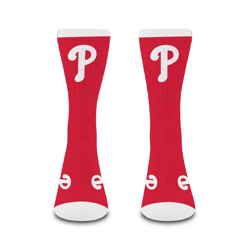 MLB Philadelphia Phillies Large Crew Socks, 2 of 4
