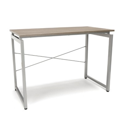 Floating Top Office Desk Driftwood - OFM