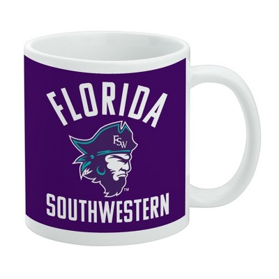 Florida Southwestern State College Buccaneers Logo Ceramic Coffee Mug Novelty Gift Mugs for Coffee Tea and Hot Drinks 11oz White