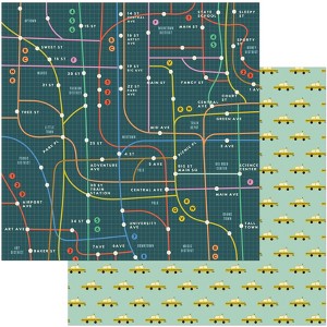 American Crafts Patterned Double-Sided Cardstock 12"X12" - 1 of 2