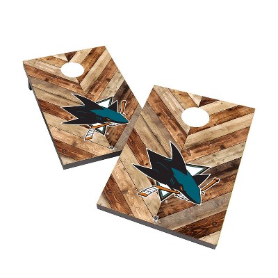 NHL San Jose Sharks 2'x3' Cornhole Bag Toss Game Set