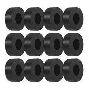 Unique Bargains Mechanical Anti-Vibration Durable Multipurpose Rubber Isolation Washers Black - 1 of 4