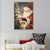 Amanti Art Santa Reading II by Melloi Art Prints Canvas Wall Art Print Framed - 4 of 4