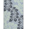 Homefires Serenity Garden Runner Rug 20" x 54" Floral Polyester Machine-Tufted Indoor Accent Rug - 2 of 3