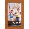 PosterPalooza | Photo Size Slim Profile Brown Frame - UV Acrylic, Foam Board Backing, Hanging Hardware - 2 of 4