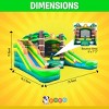 Pogo Bounce House Crossover Double Water Slide Bounce House Combo, No Blower - 2 of 4