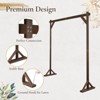 Karl Home 85.83'' W x 22.44'' D Brown Wedding Solid Wood Arbor - 3 of 4
