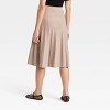 Women's Pleated Midi Sweater Skirt - A New Day™ - 2 of 3