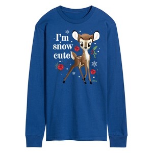 Men's - Disney - Christmas - I'm Snow Cute Long Sleeve Graphic T-Shirt - 1 of 4
