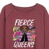 Women's - LOL Surprise! - Fierce Queens Lightweight French Terry Wide Neck Long Sleeve Shirt - 2 of 4