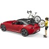 Bruder Roadster with Road Bike and Figure - 4 of 4