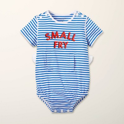 Baby Adaptive Stripe Romper - kate spade new york x Target Blue/White