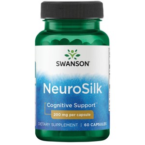 Swanson Neurosilk Silk Fibroin 200 mg 60 Caps. - 1 of 2