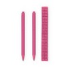 Yoobi Evolve Ballpoint Pen 2pk Retractable Hot Pink Customizable Set - 4 of 4