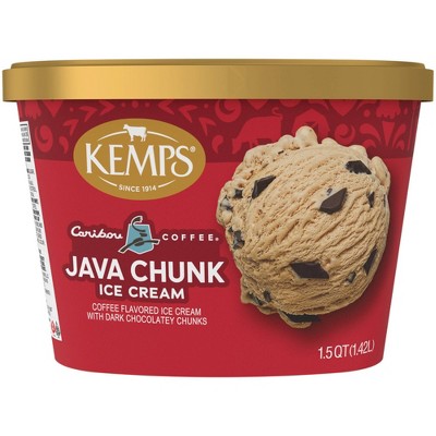 Kemps Caribou Coffee Java Chunk Premium Ice Cream - 48oz
