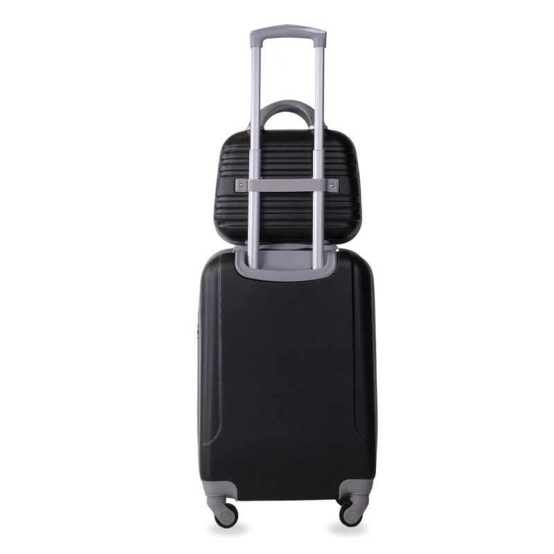 AMKA Varsity 2-Piece Carry-On Spinner Weekender Bag Luggage Sets, 5 of 8