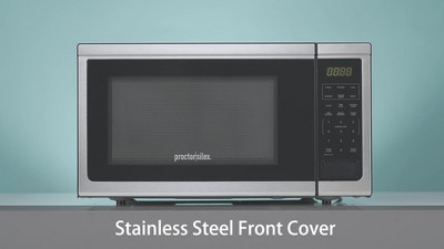 Proctor Silex 1.1 cu ft 1000 Watt Microwave Oven - Stainless Steel
