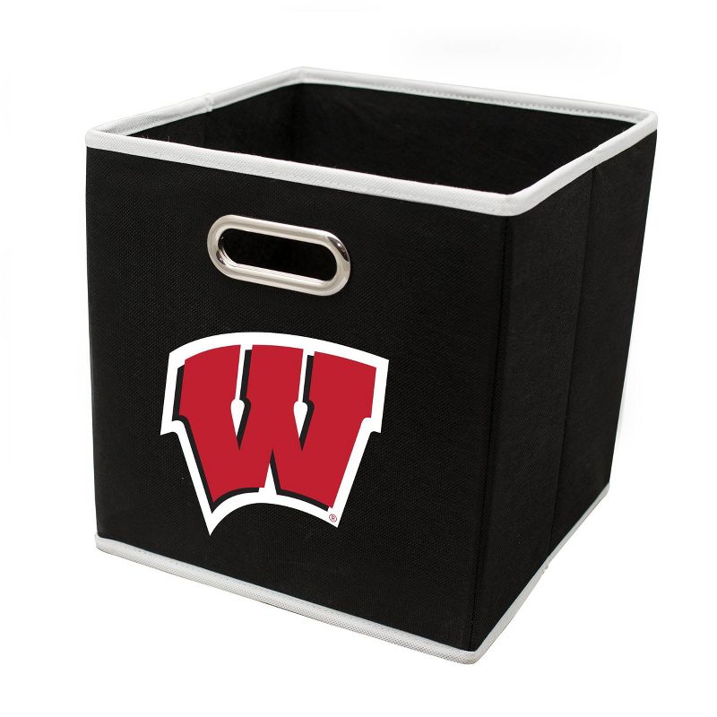 NCAA Wisconsin Badgers 11&#34; Storage Bin, 1 of 2