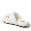 Dearfoams Women's Bridal Celebration Fuzzy Scuff House Slipper - 4 of 4