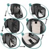 PetAmi Expandable Pet Backpack Carrier for Dog Cat, Airline Approved Travel Hiking Carrying Small Medium Puppy Kitten Extended Back Pack - 3 of 4