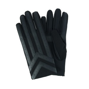 Isotoner Men's Heritage Woven Fleece Stretch Glove with Appliques - 1 of 3