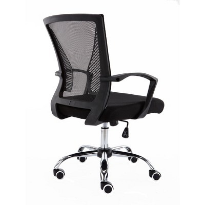 Black Mesh Mid-Back Swivel Task Office Chair