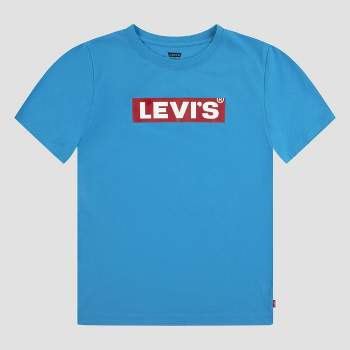 Levi's® Boys' Short Sleeve Box Tab Logo Graphic T-Shirt - Blue