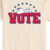 Men's - Peanuts - Vote Snoopy Short Sleeve Graphic T-Shirt - 2 of 4