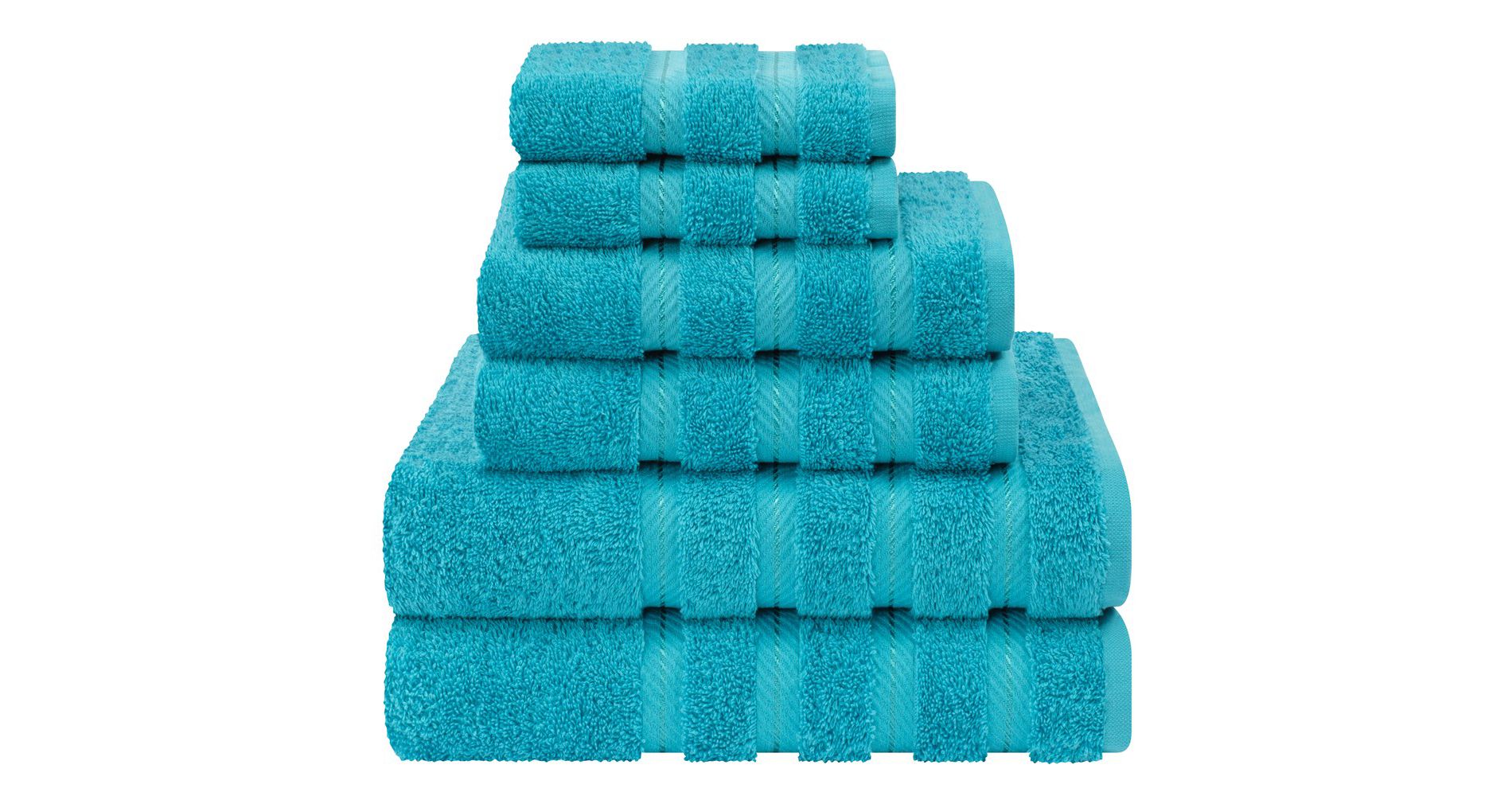American Soft Linen Luxury Turkish 6 Piece Towel Set, 100% Cotton Soft Absorbent Bath Towels for Bathroom