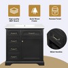 36-Inch Bathroom Vanity with Ceramic Sink Top 4 Drawers and 1 Soft-Close Door Freestanding Storage Cabinet - 2 of 4