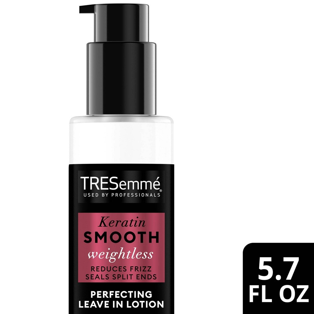 Photos - Hair Product TRESemme Keratin Smooth Weightless Hair Treatment Leave-In Lotion - 6.1oz 