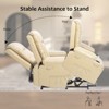 Power Lift Faux PU Recliner Chair - Heat and Massage, Adjustable Back & Legs, Heavy Duty Lift Sofa for Seniors, for Elderly and Mobility Impaired - 3 of 4