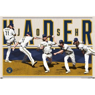 MLB Milwaukee Brewers - Drip Helmet 22 Wall Poster, 22.375 x 34