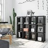 Racxily Cube Storage Organizer 9 Cubes Closet Shelves Cabinet Bookcase Non-Woven Fabric Cube Shelf for Living Room Bedroom Office - 2 of 4