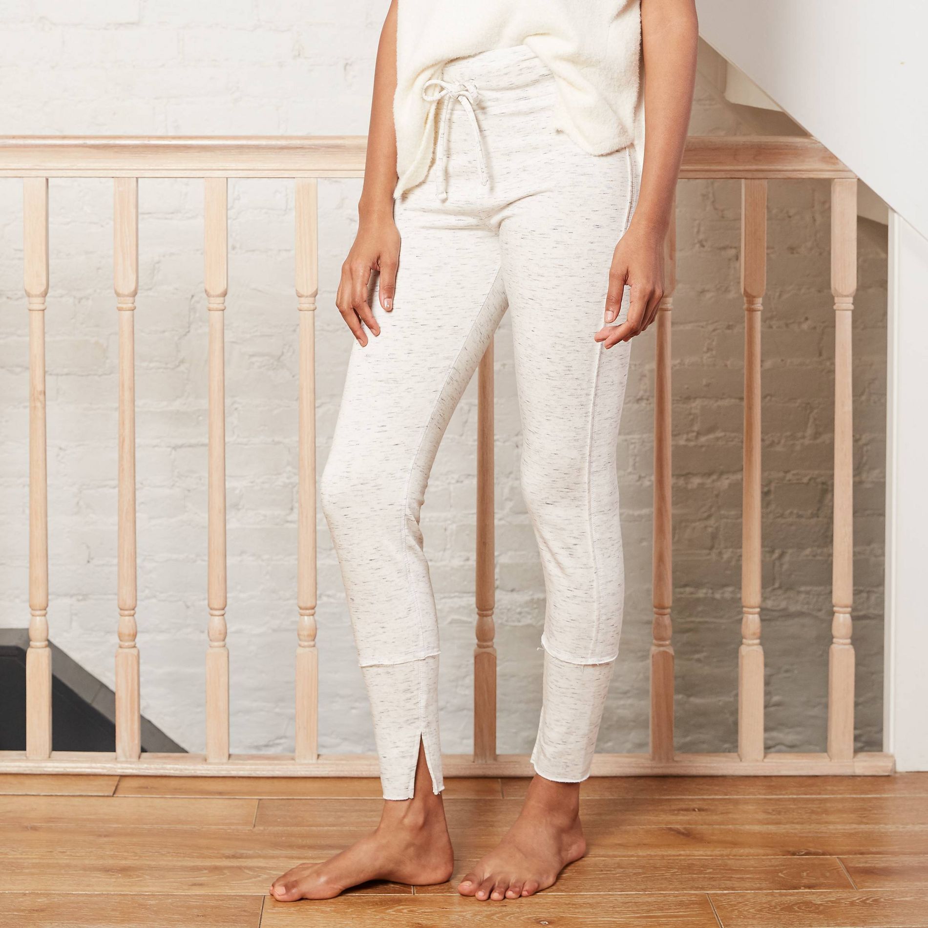 Women's Drawstring High Waisted Lounge Leggings - A New Day™