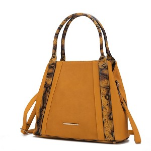 MKF Collection Kenna Snake embossed Vegan Leather Women’s Tote Handbag by Mia K - 1 of 4