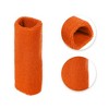 Unique Bargains Sweat Absorbing Cotton Yarn Latex Wrist Sweatbands Wrist Band 3.15"x5.91" 1 Pair - 3 of 4