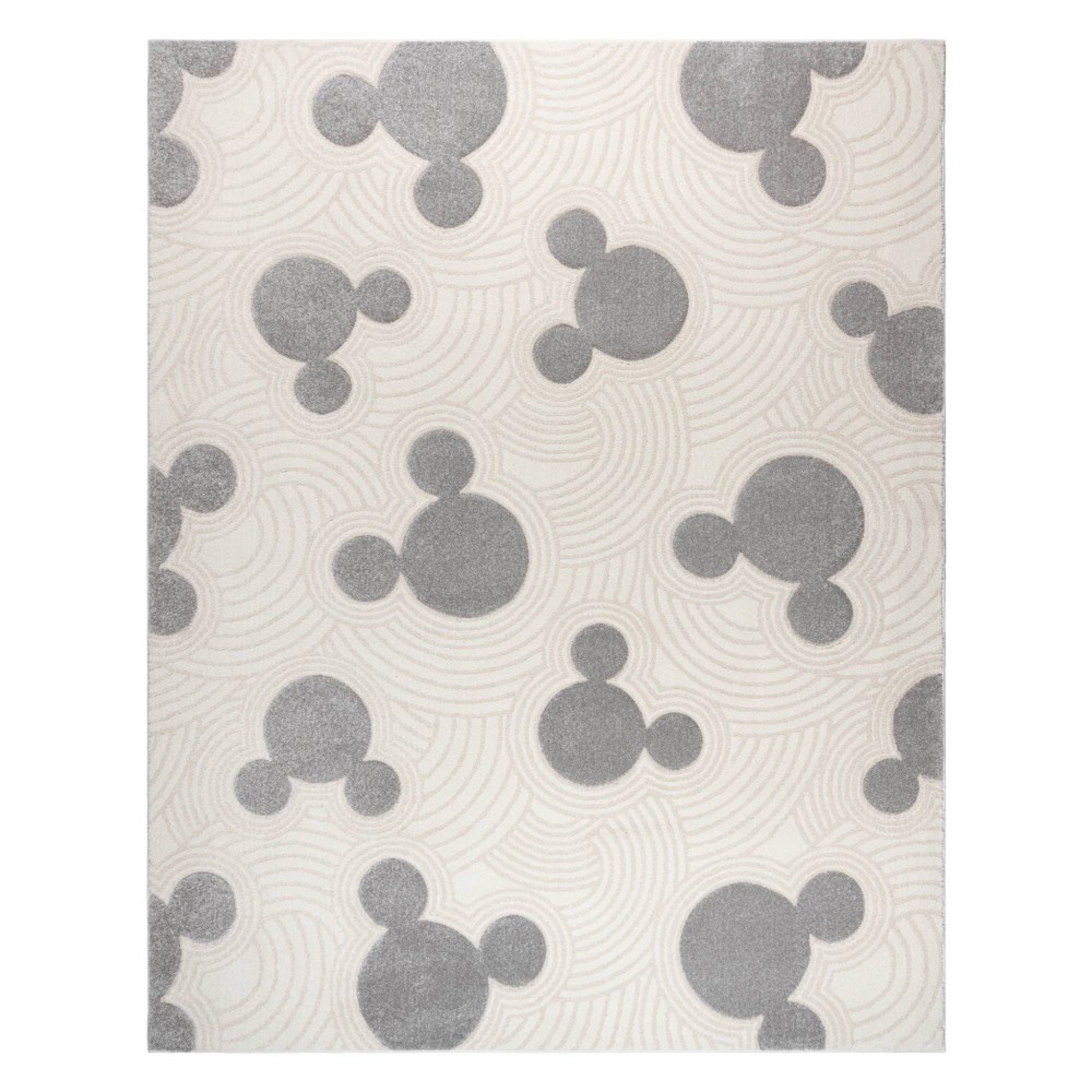 Photos - Doormat 5'1"x7' Disney Mickey Mouse Pop Art Modern Geometric High-Low Indoor Kids'