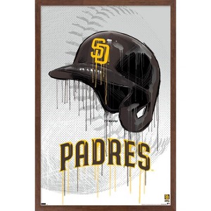 Trends International MLB San Diego Padres - Drip Helmet 22 Framed Wall Poster Prints - 1 of 4