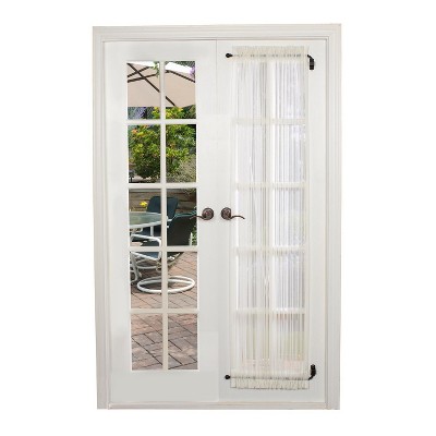 Versailles Arrow Steel Heavy Duty Curtain Swing Arm Pair Black
