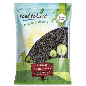 Dry Roasted Black Sesame Seeds - by Food To Live - 1 of 4