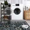 Washable Rug for Living Room Botanical Floral Bedroom Rug Non Slip Soft Vibrant Carpet Low Pile Foldable Floor Mat for Dorm - 3 of 4