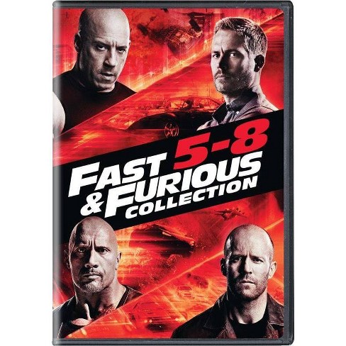 Fast Furious Collection 5 8 Dvd 2020 Target