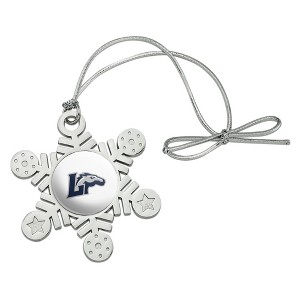 Longwood Secondary Logo Metal Snowflake Christmas Tree Holiday Ornament - 1 of 3