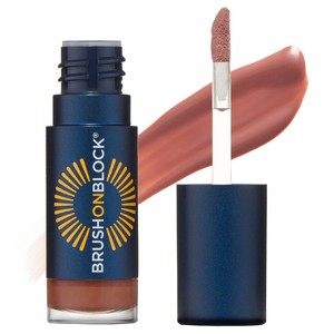Brush On Block Sun Shine Protective Lip Oil SPF 30, Mineral Protection from UVA/UVB & Blue Light, Hydrating, Cruelty-Free, Gluten-Free, & Vegan - 1 of 4