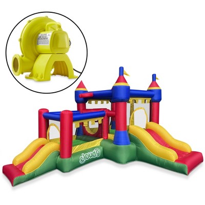 Cloud 9 Inflatable Castle Bounce House with Dual Slides