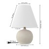 JONATHAN Y Asher Minimalist Scandinavian Resin/Iron Gourd LED Table Lamp - 4 of 4