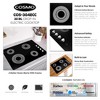 Cosmo COS-304ECC 30 in. Electric Ceramic Glass Cooktop with 4 Burners, Dual Zone Elements, Hot Surface Indicator Light and Control Knobs - 3 of 4